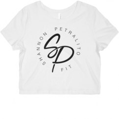 Ladies Slim Fit Crop Top Tee