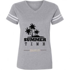 Ladies Relaxed Fit Vintage Sports Tee