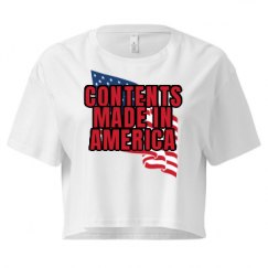 Ladies Festival Cali Crop Top Tee