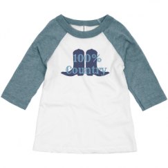 Toddler 3/4 Sleeve Raglan Tee