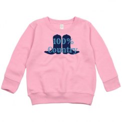 Toddler Crewneck Basic Promo Sweatshirt