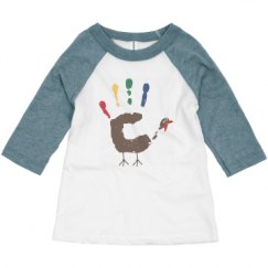 Toddler 3/4 Sleeve Raglan Tee