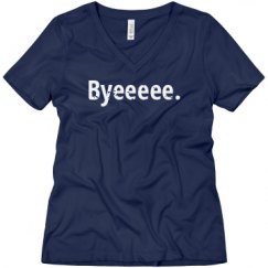 Ladies Relaxed Fit V-Neck Tee