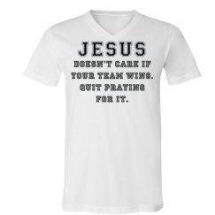 Unisex V-Neck Jersey Tee