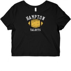 Ladies Slim Fit Crop Top Tee