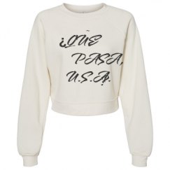 Women's Raglan Pullover Fleece