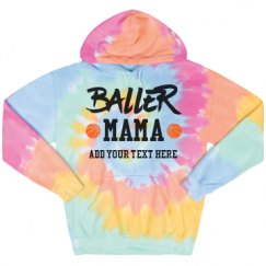 Unisex Tie-Dye Fleece Hoodie