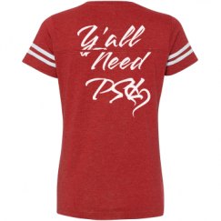 Ladies Relaxed Fit Vintage Sports Tee