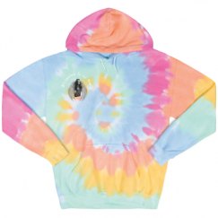 Unisex Tie-Dye Fleece Hoodie
