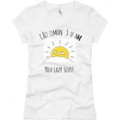 Ladies Slim Fit Basic Promo Jersey Tee