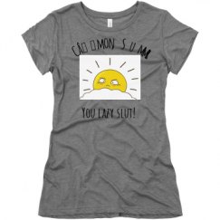 Ladies Slim Fit Super Soft Triblend Tee
