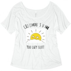 Ladies Flowy Slouchy Tee