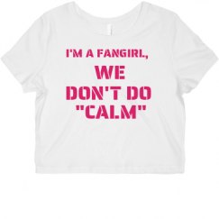 Ladies Slim Fit Crop Top Tee