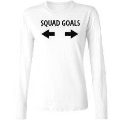 Ladies Relaxed Fit Basic Long Sleeve Tee