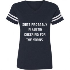 Ladies Relaxed Fit Vintage Sports Tee