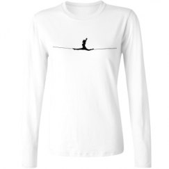 Ladies Relaxed Fit Basic Long Sleeve Tee