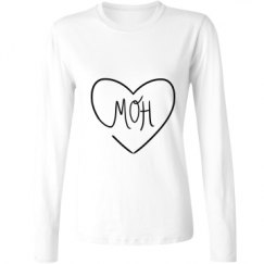 Ladies Relaxed Fit Basic Long Sleeve Tee