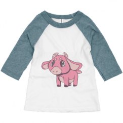 Toddler 3/4 Sleeve Raglan Tee