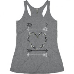 Ladies Slim Fit Super Soft Racerback Triblend Tank