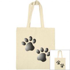 Cute Dog Cat Paw Prints Pattern