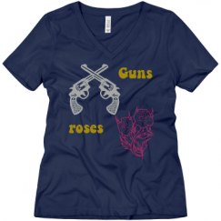 Ladies Relaxed Fit V-Neck Tee