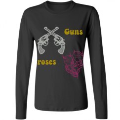 Ladies Relaxed Fit Basic Long Sleeve Tee