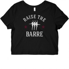 Ladies Slim Fit Crop Top Tee