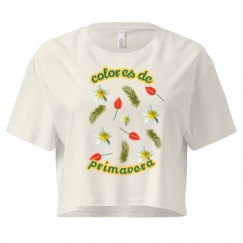 Ladies Festival Cali Crop Top Tee