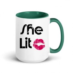 15oz Ceramic Mug with Color Inside