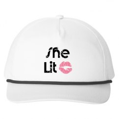 Snapback Five-Panel Rope Hat