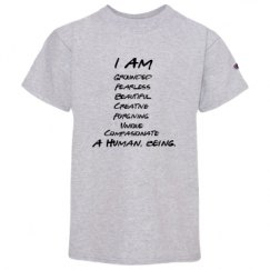 Youth Champion Short Sleeve Tagless Tee