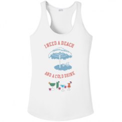 Ladies Athletic Performance Racerback Tank