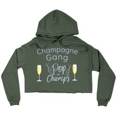Cropped Hoodie/ Champ Gang/Peach