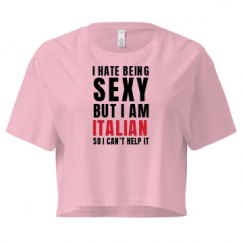 Ladies Festival Cali Crop Top Tee