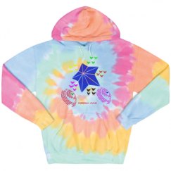 Unisex Tie-Dye Fleece Hoodie