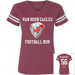VH Football Mom V-Neck