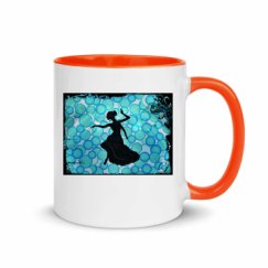 11oz Ceramic Mug with Color Inside