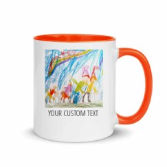 11oz Ceramic Mug with Color Inside