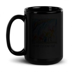 15oz Black Glossy Mug