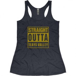 Ladies Slim Fit Super Soft Racerback Triblend Tank