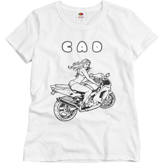 CAD SEXY GIRL SPORT MOTORCYCLE