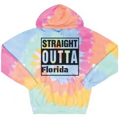 Unisex Tie-Dye Fleece Hoodie