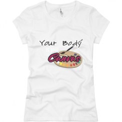 Ladies Slim Fit Basic Promo Jersey Tee