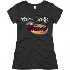 Ladies Slim Fit Super Soft Triblend Tee