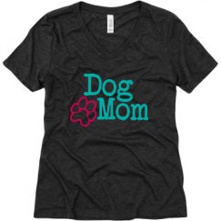 Ladies Relaxed Fit Super Soft Triblend V-Neck Tee