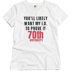 Need i.d. to prove my age