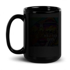 15oz Black Glossy Mug