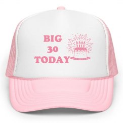 Big 30 Pink Peak Cap