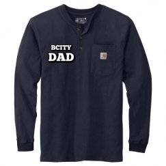 Unisex Carhartt Long Sleeve Henley Tee 