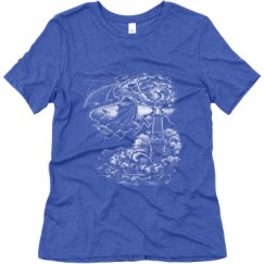 Ladies Relaxed Fit Super Soft Triblend Tee